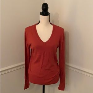 Mossimo Dark Coral Lightweight Sweater